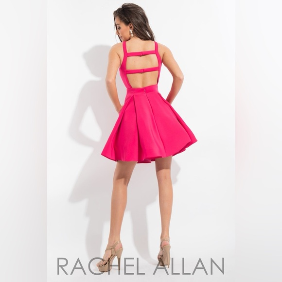 🌟6x Host Pick🌟Pink Rachel Allan Dress - Picture 2 of 8